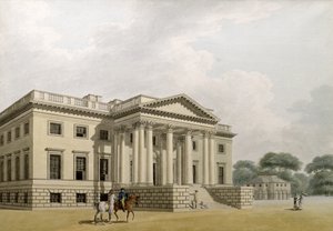 The Great Portico of Gorhambury by Thomas Malton Jnr.